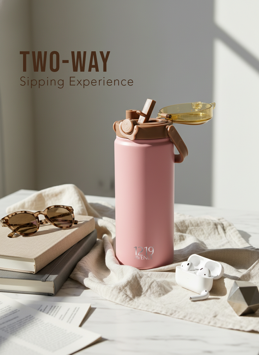 Avenue Hydrator Tumbler 1.2 ltr | 100% Leak-Proof | Double Walled Insulated Hot & Cold 18+ Hrs | 1200 ML 1219 Avenue