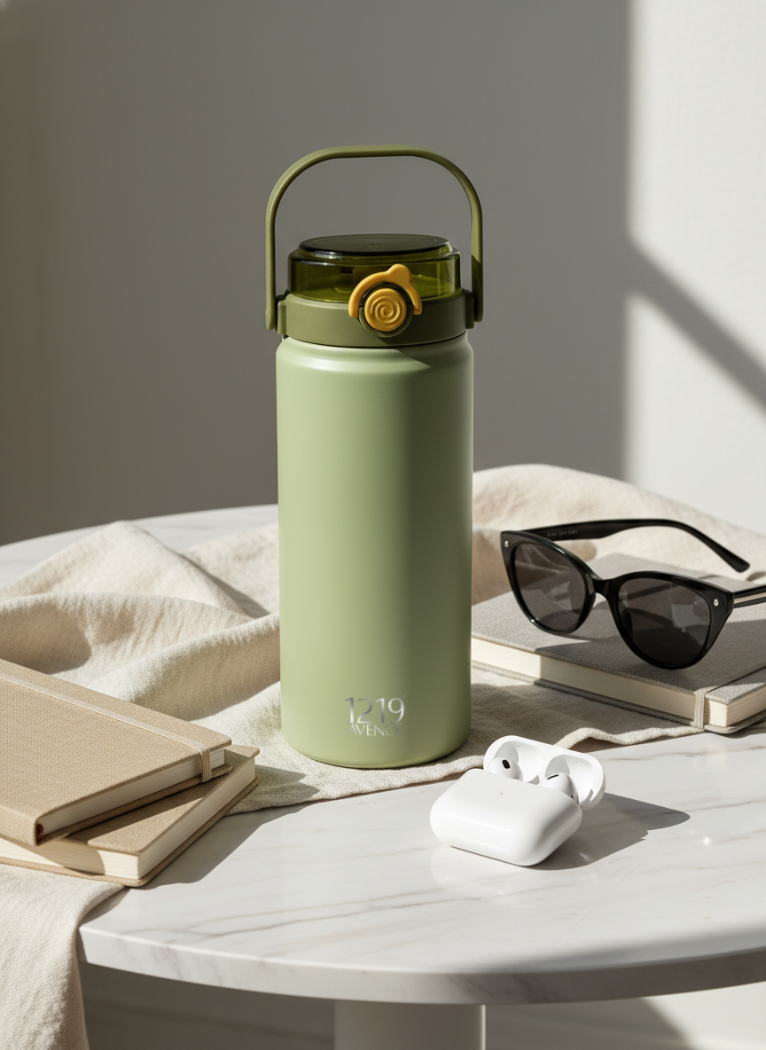 Avenue Hydrator Tumbler 1.2 ltr | 100% Leak-Proof | Double Walled Insulated Hot & Cold 18+ Hrs | 1200 ML 1219 Avenue