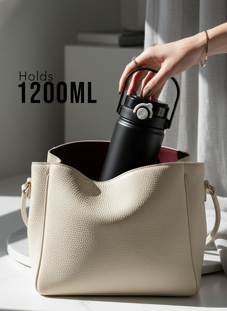 Avenue Hydrator Tumbler 1.2 ltr | 100% Leak-Proof | Double Walled Insulated Hot & Cold 18+ Hrs | 1200 ML 1219 Avenue