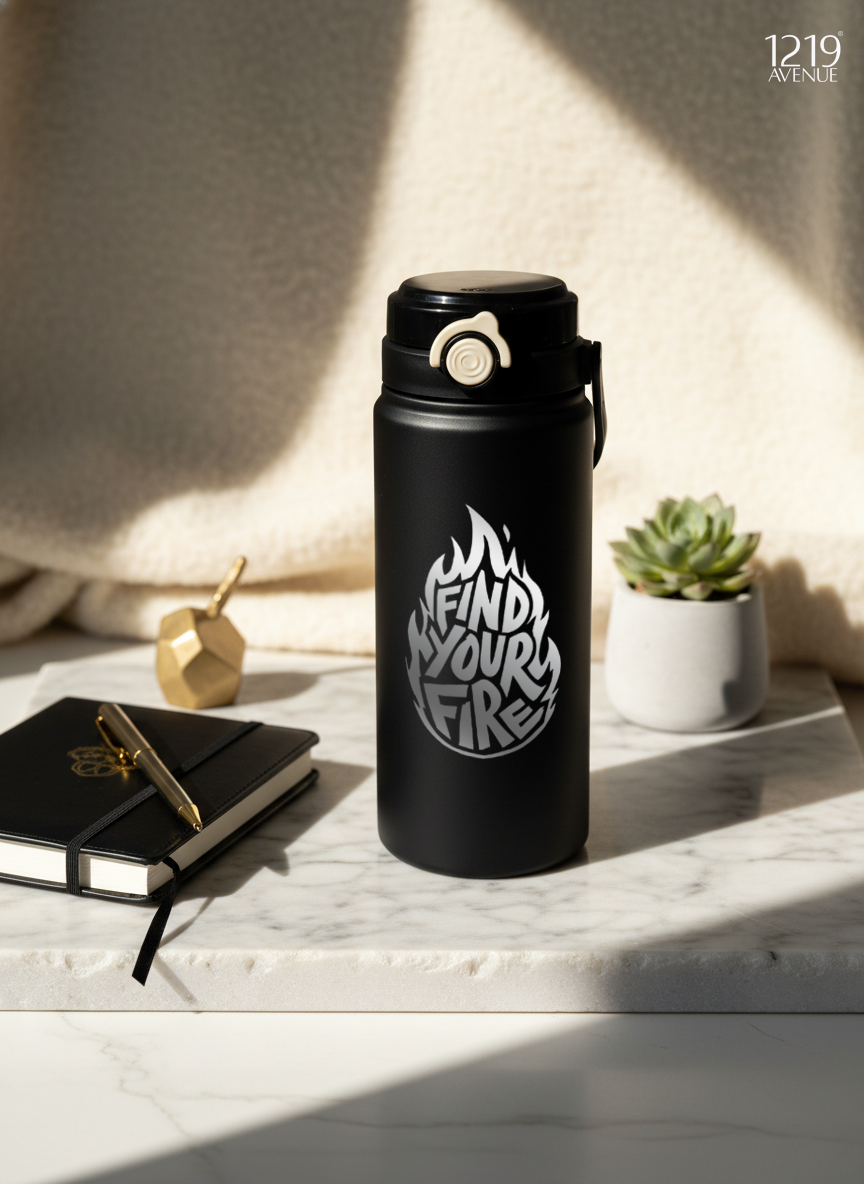 Avenue Hydrator Tumbler 1.2 ltr | 100% Leak-Proof | Find Your Fire |Double Walled Insulated Hot & Cold 18+ Hrs | 1200 ML 1219 Avenue