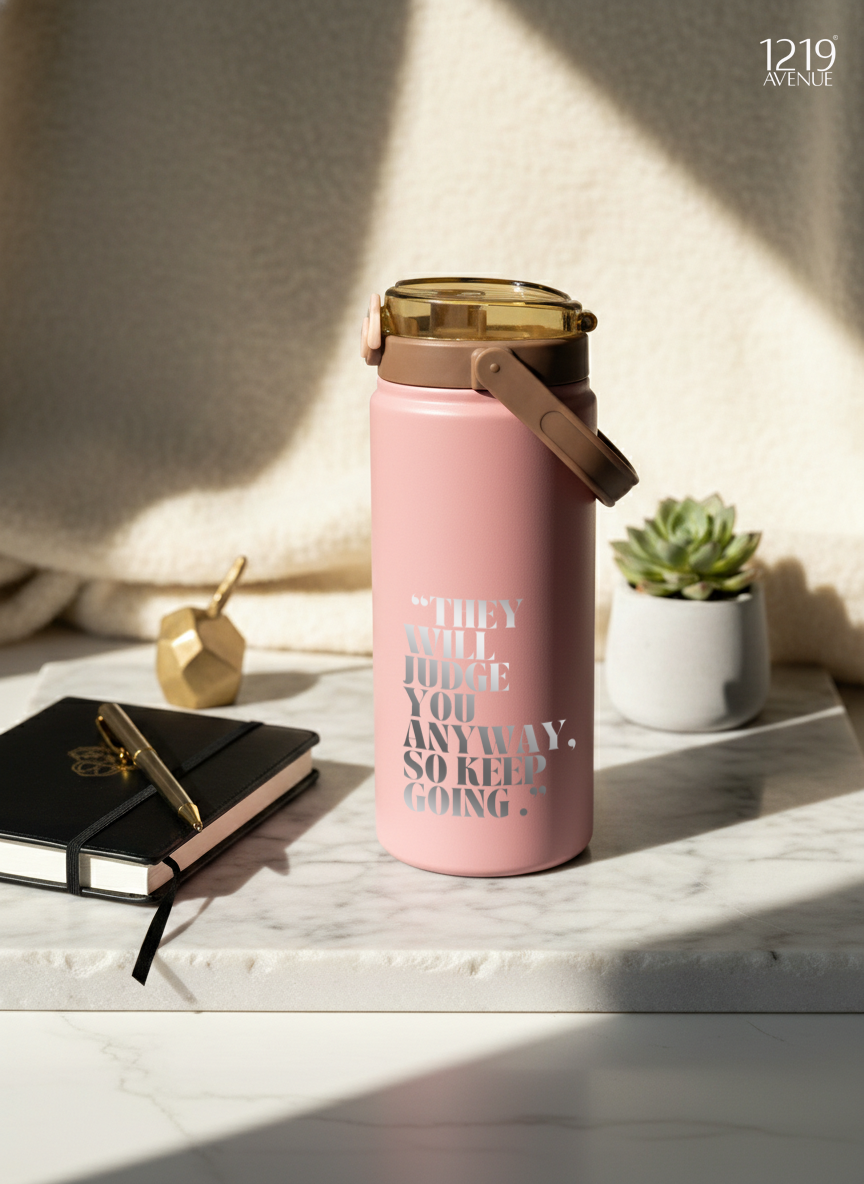 Avenue Hydrator Tumbler 1.2 ltr | 100% Leak-Proof | Keep Going Anyways |Double Walled Insulated Hot & Cold 18+ Hrs | 1200 ML 1219 Avenue