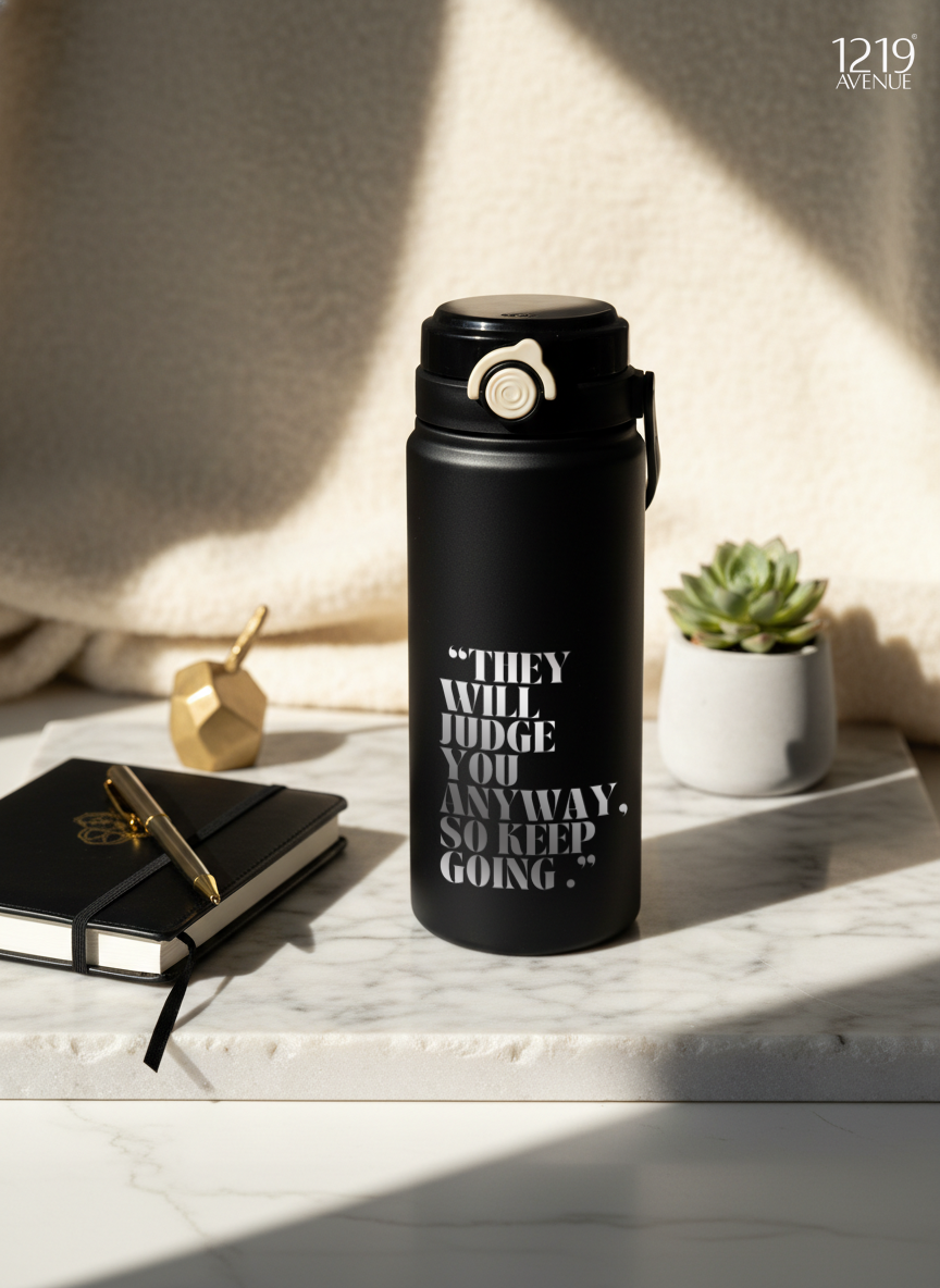 Avenue Hydrator Tumbler 1.2 ltr | 100% Leak-Proof | Keep Going Anyways |Double Walled Insulated Hot & Cold 18+ Hrs | 1200 ML 1219 Avenue