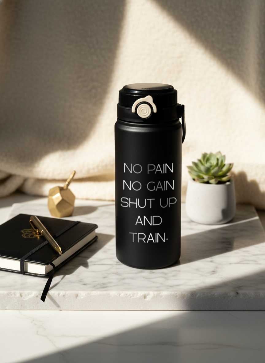 Avenue Hydrator Tumbler 1.2 ltr | 100% Leak-Proof | No Pain No Gain |Double Walled Insulated Hot & Cold 18+ Hrs | 1200 ML 1219 Avenue