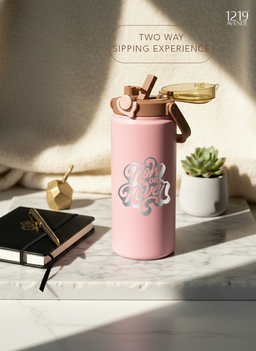 Avenue Hydrator Tumbler 1.2 ltr | 100% Leak-Proof | You Can Do This |Double Walled Insulated Hot & Cold 18+ Hrs | 1200 ML | 5 Color Options 1219 Avenue