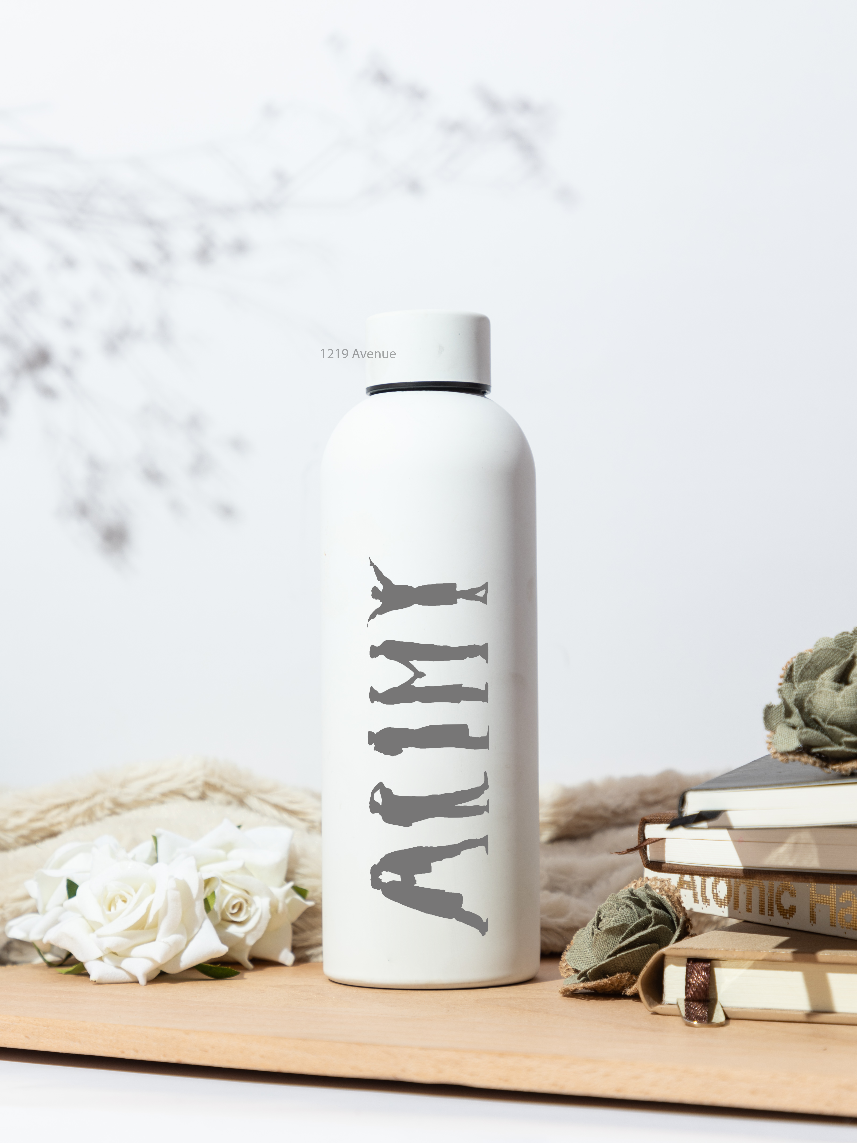 Bae-Sic Bottles 500 ML |BTS Army Print | Double Walled Hot And Cold Bottles 1219 Avenue India