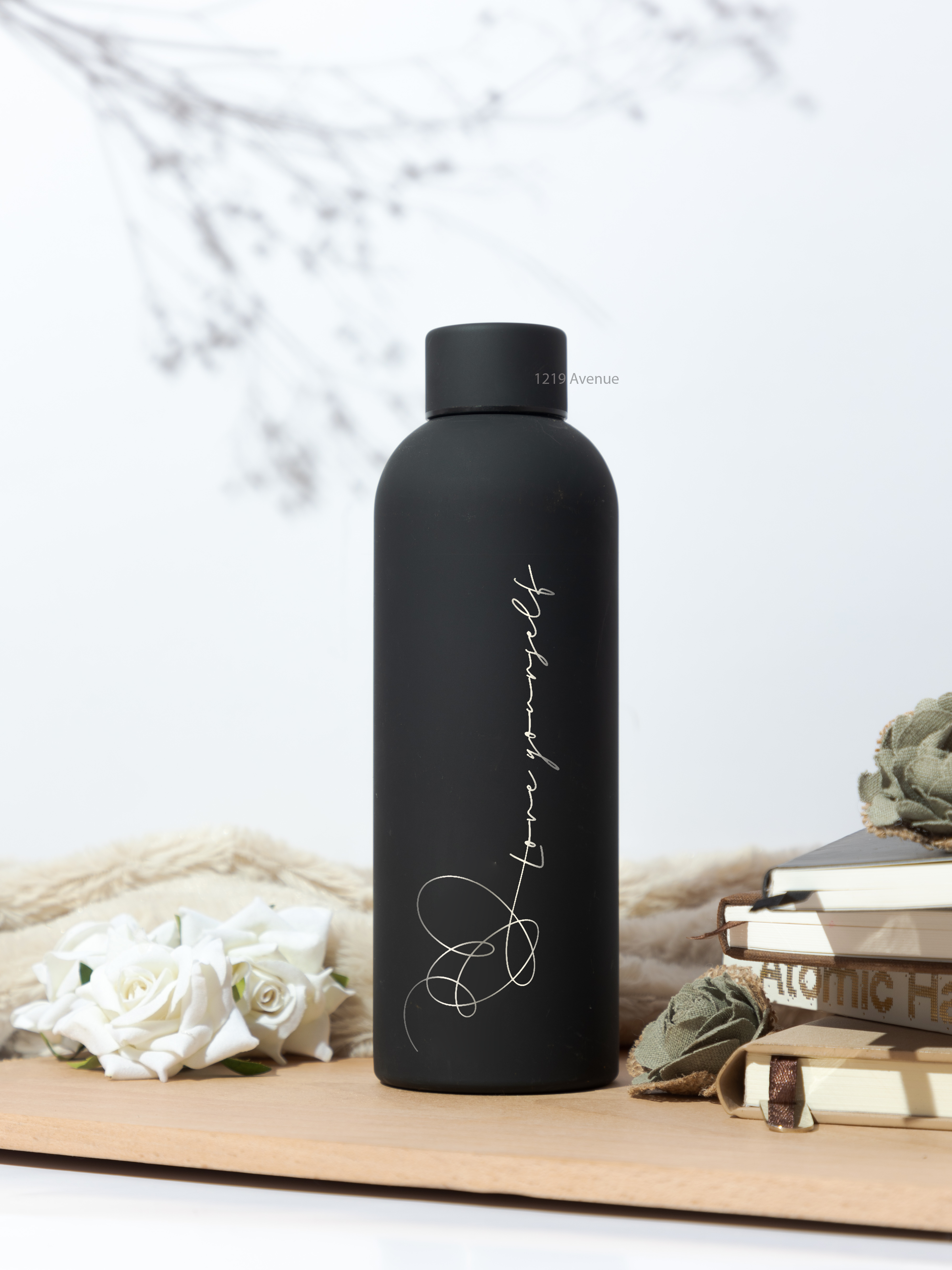 Bae-Sic Bottles 500 ML |BTS Love Print | Double Walled Hot And Cold Bottles 1219 Avenue India