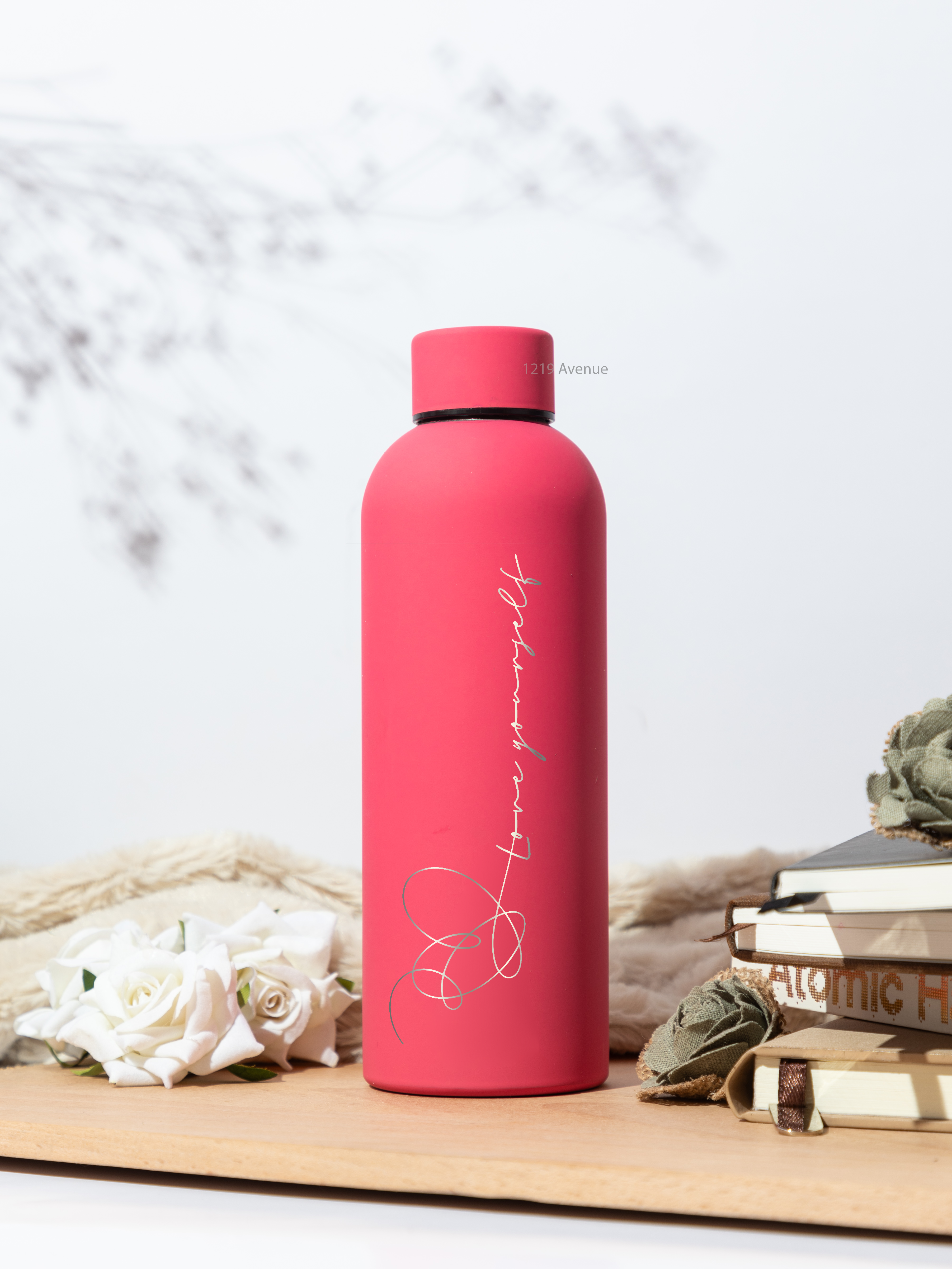 Bae-Sic Bottles 500 ML |BTS Love Print | Double Walled Hot And Cold Bottles 1219 Avenue India