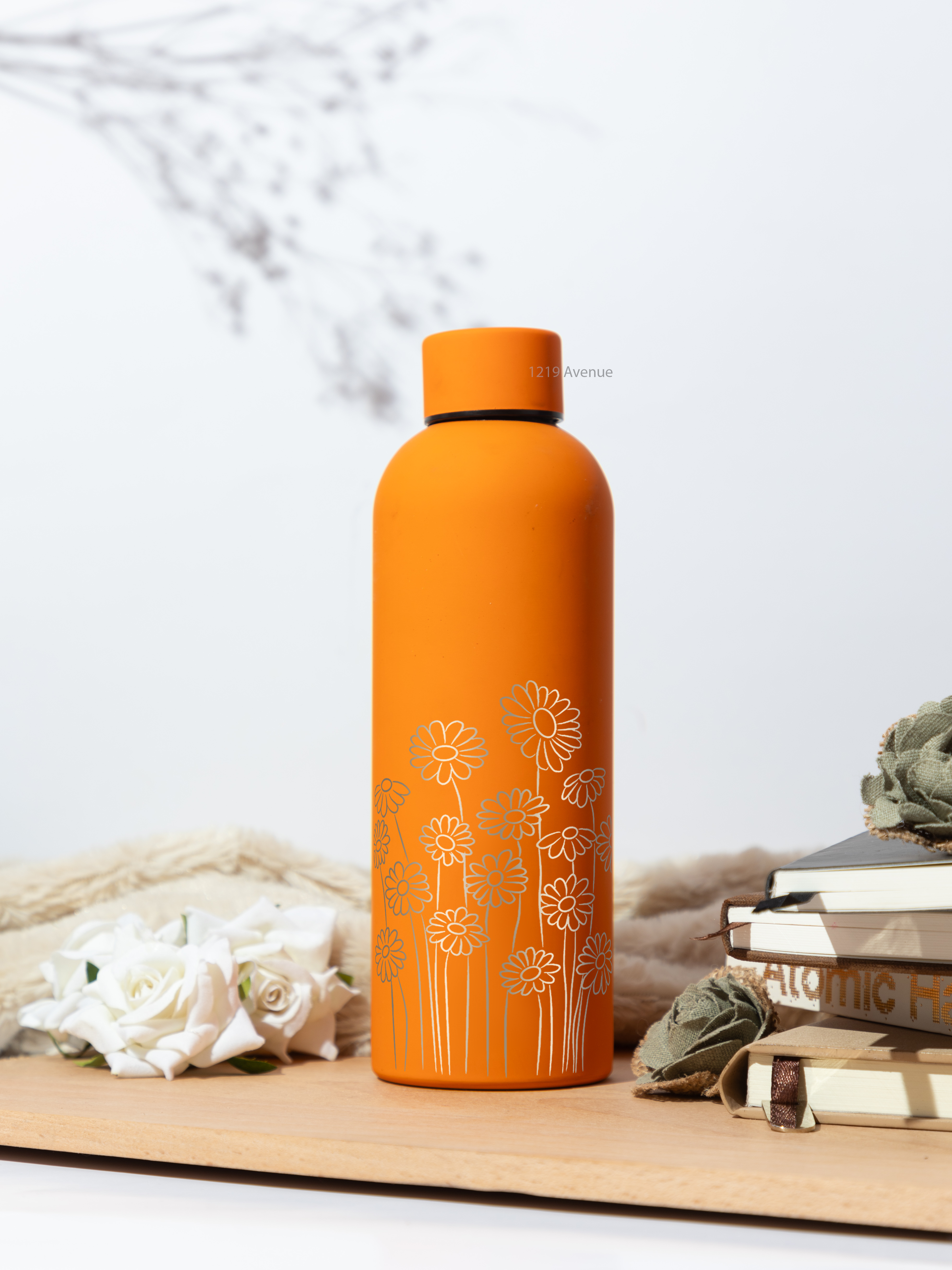 Bae-Sic Bottles 500 ML |Floral Valley Print | Double Walled Hot And Cold Bottles 1219 Avenue India