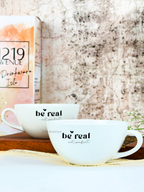 Brawny Ceramic Cups | 250ml |Be Real Permanent Print | Premium Ceramic Mugs 1219 Avenue