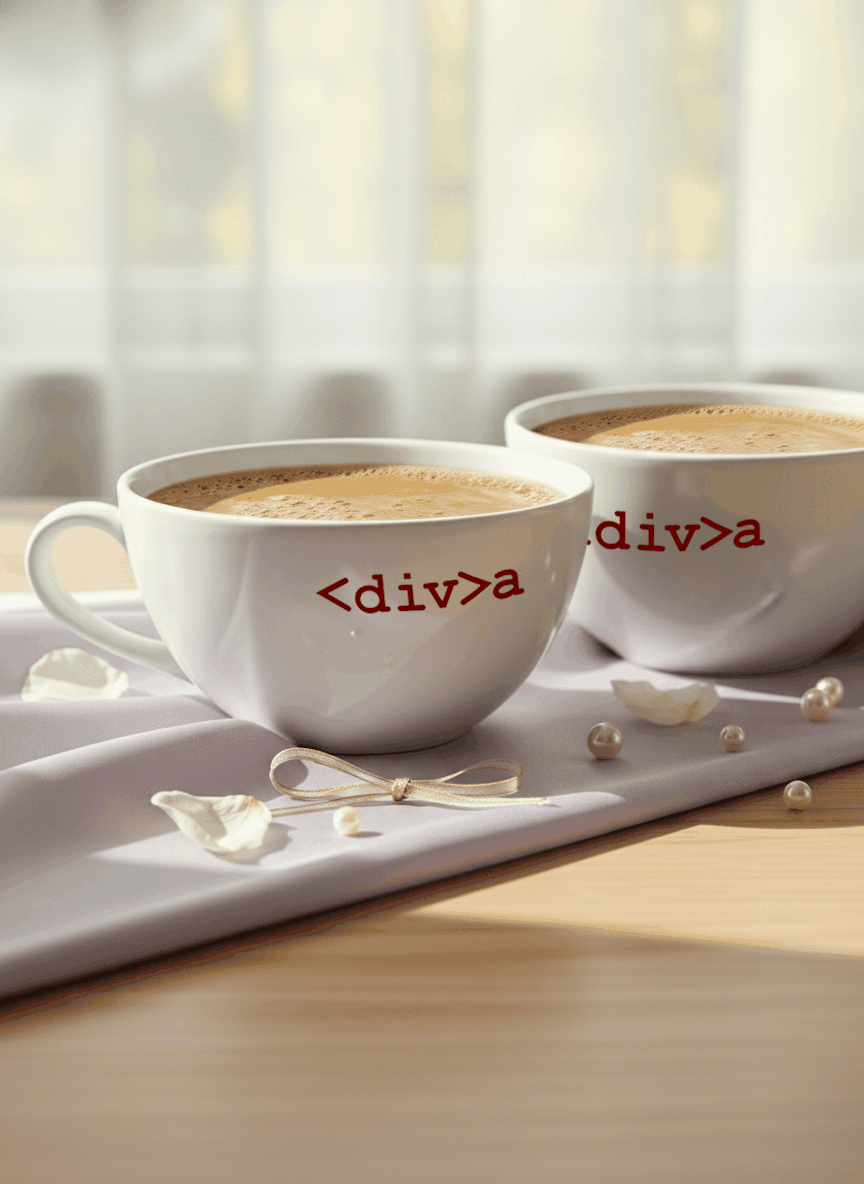 Brawny Ceramic Cups | 250ml |Diva Permanent Print | Premium Ceramic Mugs 1219 Avenue