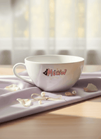 Brawny Ceramic Cups | 250ml |Meow Permanent Print | Premium Ceramic Mugs 1219 Avenue