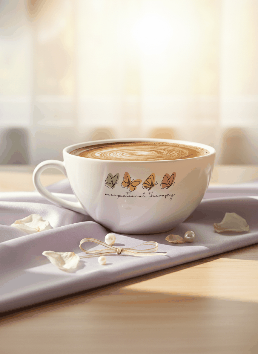 Brawny Ceramic Cups | 250ml |Occupational Therapy Permanent Print | Premium Ceramic Mugs 1219 Avenue