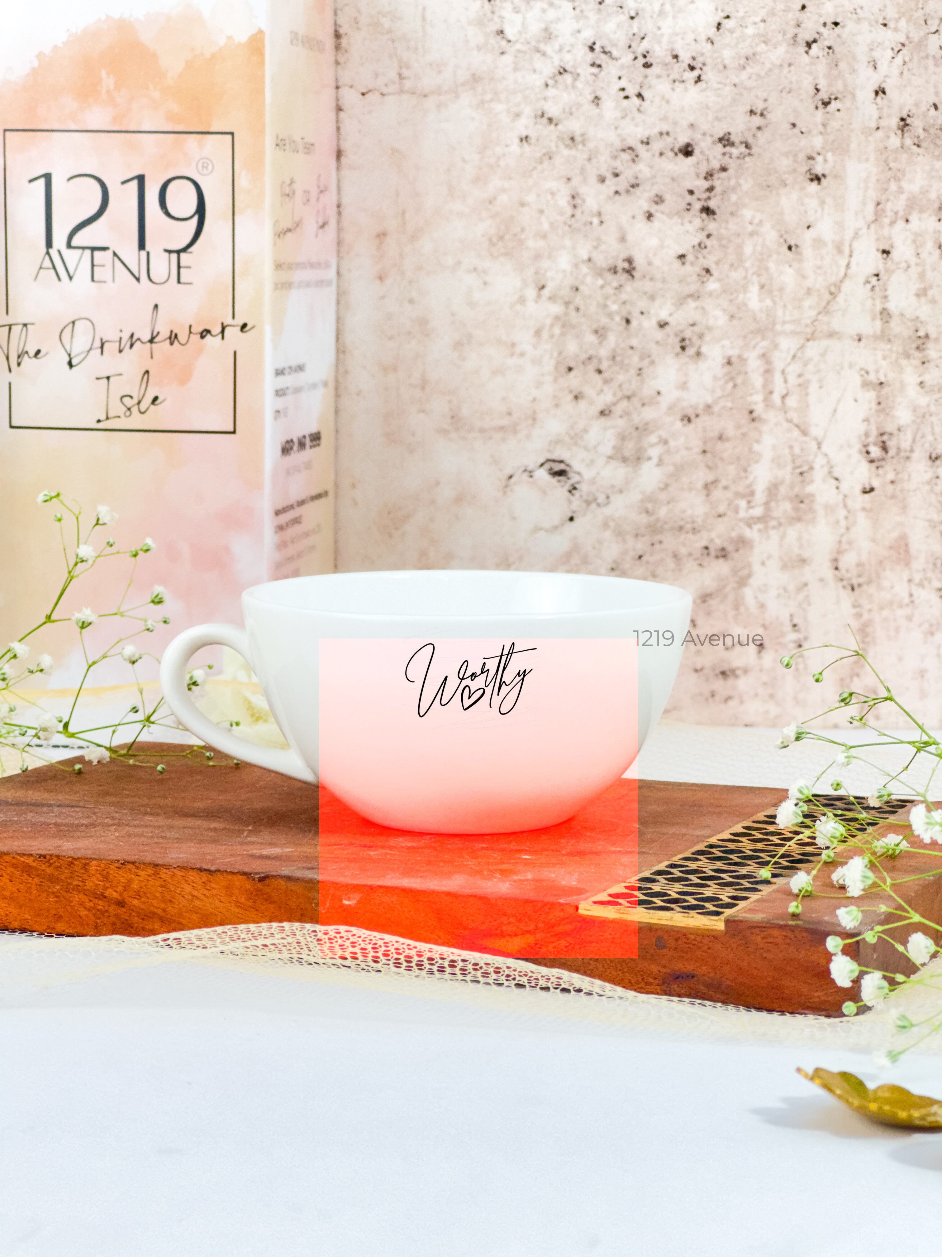 Brawny Ceramic Cups | 250ml |Worthy Permanent Print | Premium Ceramic Mugs 1219 Avenue