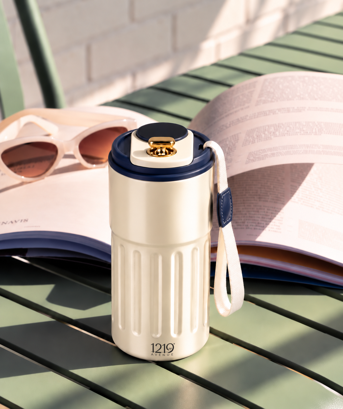 Caffé Muse Temperature Display Coffee Flask 500ml | Double Wall Insulated Hot & Cold Flask 1219 Avenue