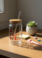 Can Shaped Sipper 500ml| Anti Romantic Print | 18oz Can Tumbler with lid, straw and coaster. 1219 Avenue India