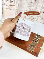 Ceramic White Mug 350ml | Iced Coffee & Bows | Pocket Picks Mugs 1219 Avenue