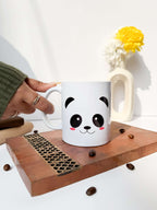Ceramic White Mug 350ml |The Cute Panda Print | Pocket Picks Mugs 1219 Avenue India