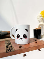 Ceramic White Mug 350ml |The Cute Panda Print | Pocket Picks Mugs 1219 Avenue India