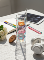 Clear Grande Sipper 650ml| Purr And Pour Print| 600ml Coffee Tumbler with Straw and Lid 1219 Avenue India