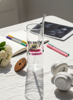 Clear Grande Sipper 650ml| You're the Best Print| 600ml Coffee Tumbler with Straw and Lid 1219 Avenue India