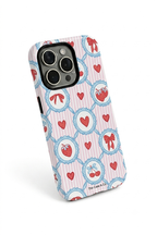 Cloud Skin Case for iPhone 14 to 17 Series| Berry Charm Print | Premium 3D Hard Shell Cover 1219 Avenue