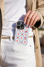 Cloud Skin Case for iPhone 14 to 17 Series| Berry Charm Print | Premium 3D Hard Shell Cover 1219 Avenue