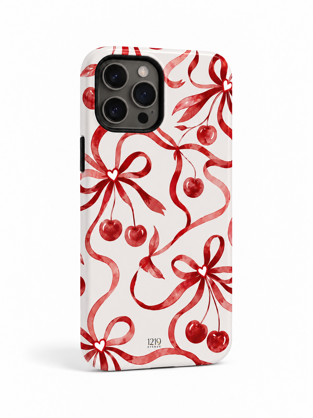 Cloud Skin Case for iPhone 14 to 17 Series| Berry Sweet Print | Premium 3D Hard Shell Cover 1219 Avenue