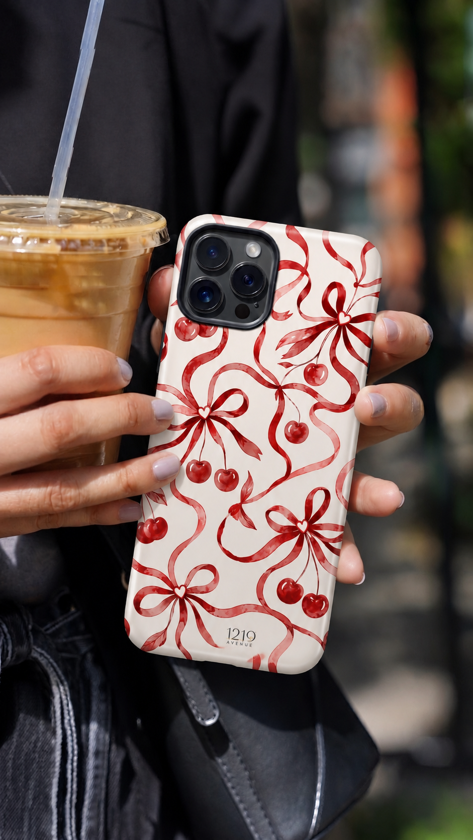 Cloud Skin Case for iPhone 14 to 17 Series| Berry Sweet Print | Premium 3D Hard Shell Cover 1219 Avenue
