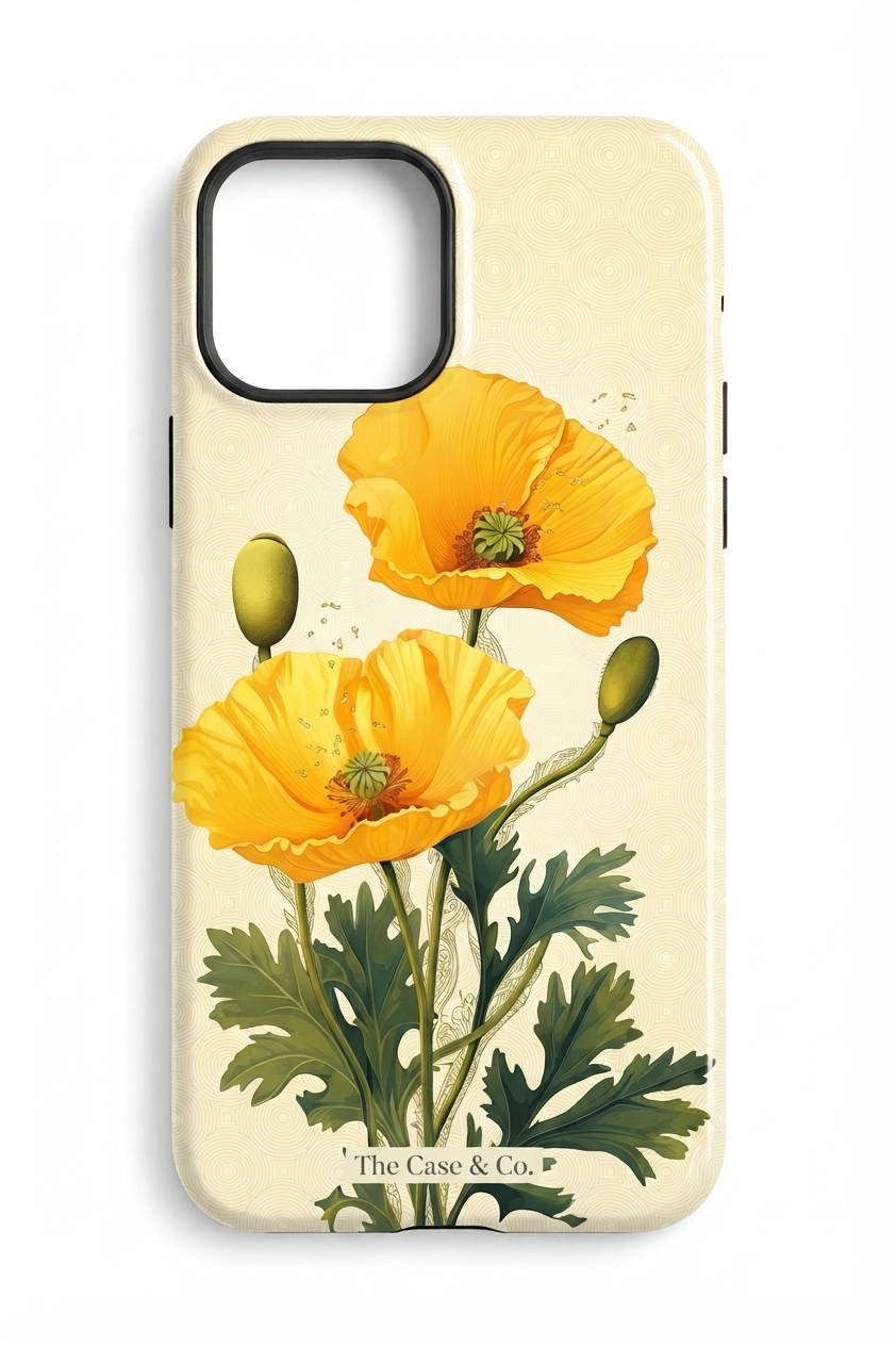 Cloud Skin Case for iPhone 14 to 17 Series| Blooming Sunshine Print | Premium 3D Hard Shell Cover 1219 Avenue