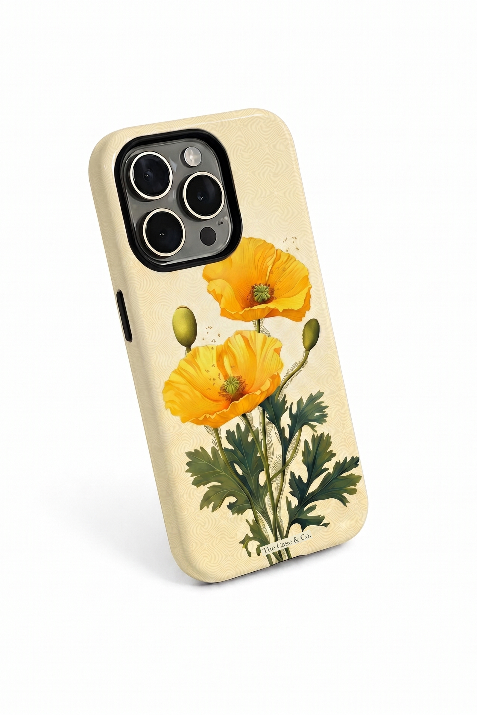 Cloud Skin Case for iPhone 14 to 17 Series| Blooming Sunshine Print | Premium 3D Hard Shell Cover 1219 Avenue