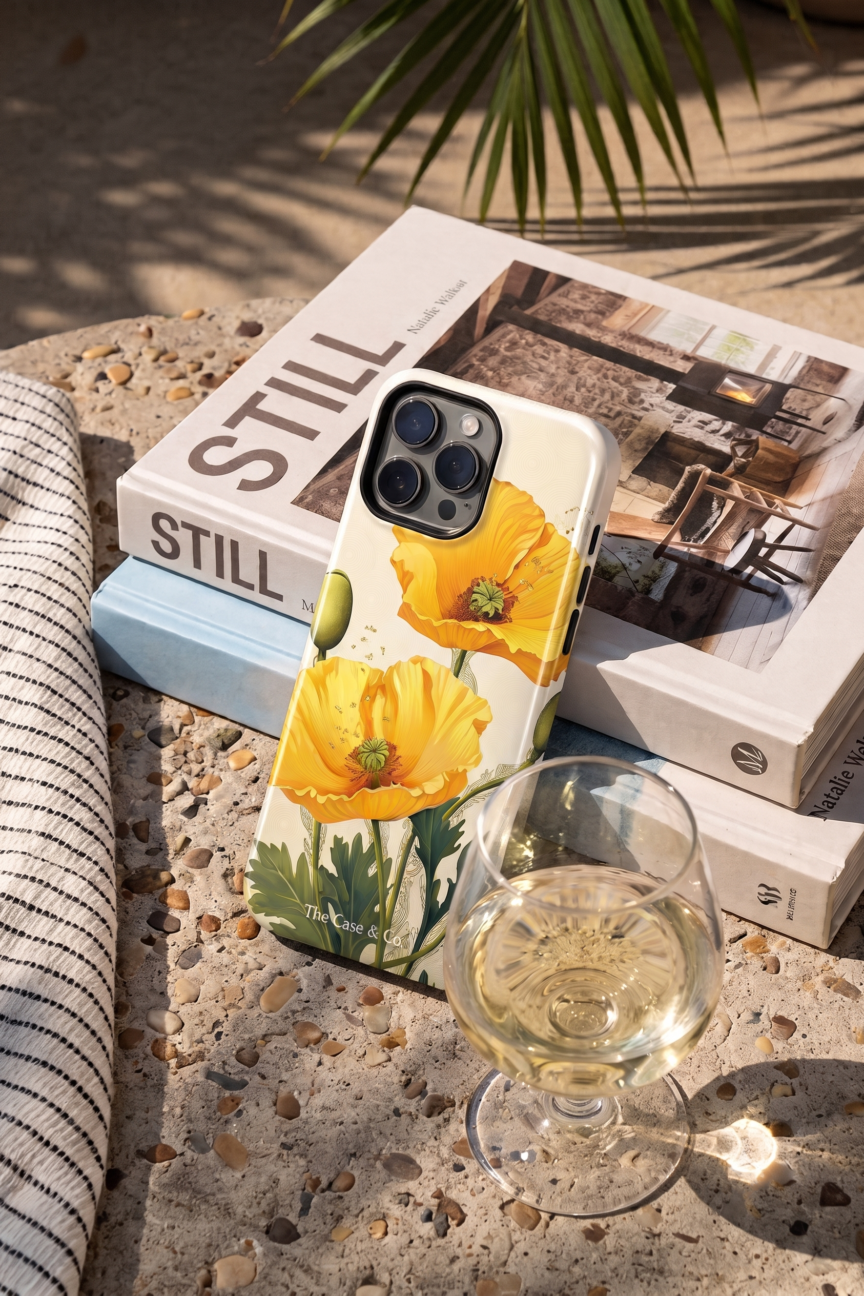 Cloud Skin Case for iPhone 14 to 17 Series| Blooming Sunshine Print | Premium 3D Hard Shell Cover 1219 Avenue