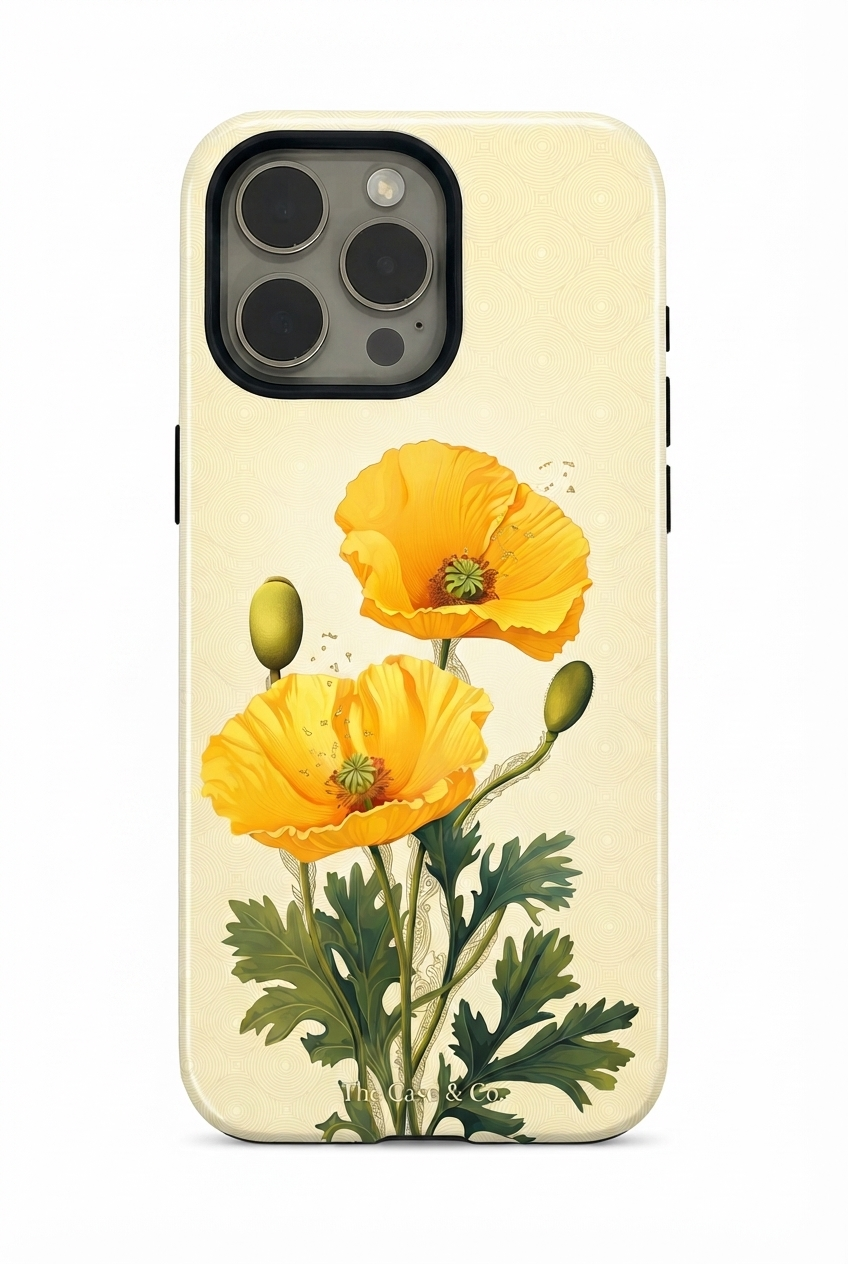 Cloud Skin Case for iPhone 14 to 17 Series| Blooming Sunshine Print | Premium 3D Hard Shell Cover 1219 Avenue
