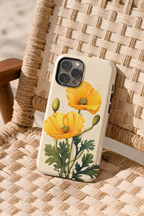 Cloud Skin Case for iPhone 14 to 17 Series| Blooming Sunshine Print | Premium 3D Hard Shell Cover 1219 Avenue