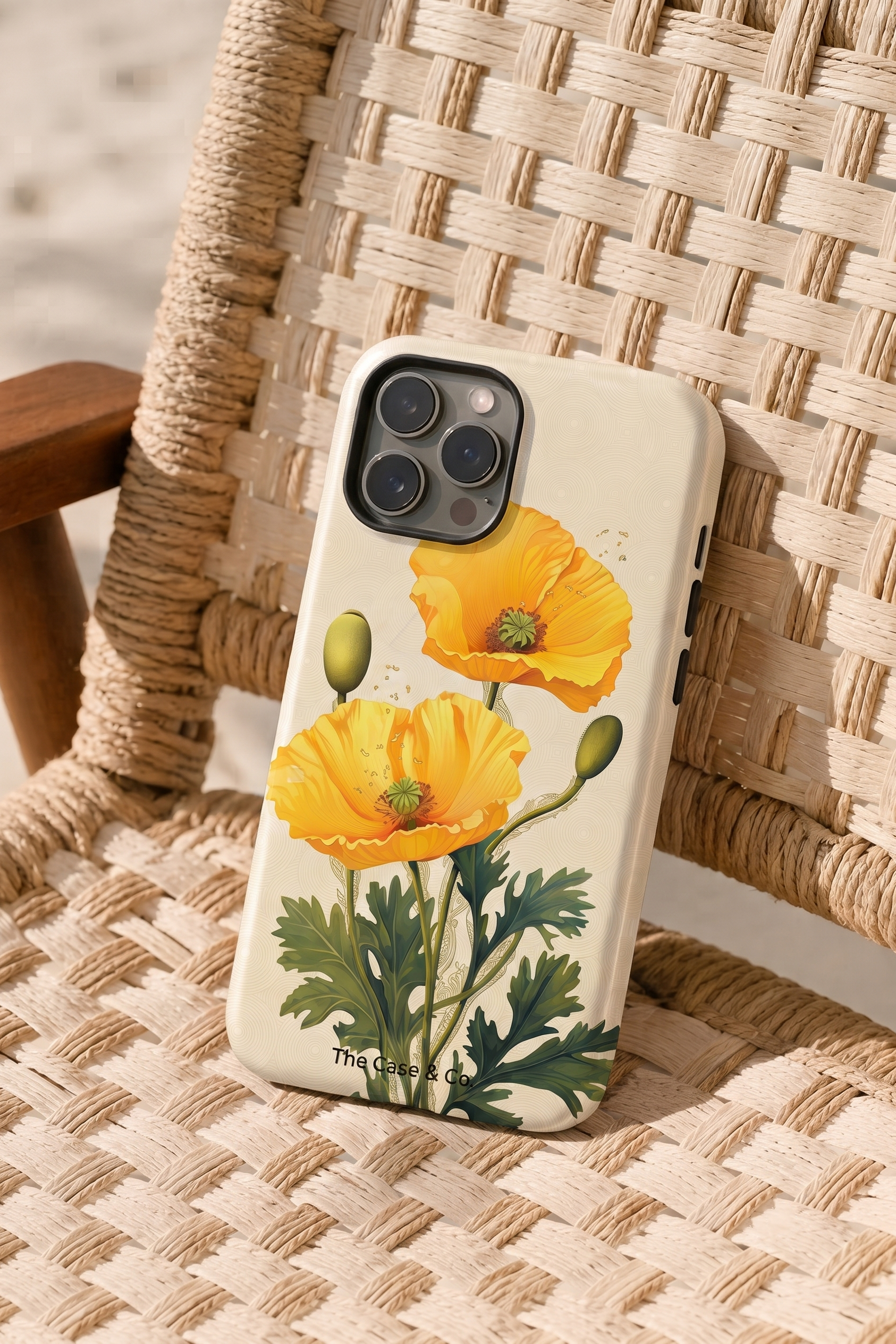 Cloud Skin Case for iPhone 14 to 17 Series| Blooming Sunshine Print | Premium 3D Hard Shell Cover 1219 Avenue