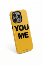 Cloud Skin Case for iPhone 14 to 17 Series| Bold Connection Print | Premium 3D Hard Shell Cover 1219 Avenue