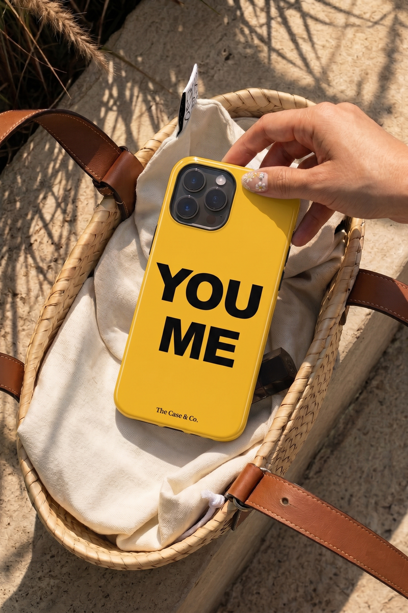 Cloud Skin Case for iPhone 14 to 17 Series| Bold Connection Print | Premium 3D Hard Shell Cover 1219 Avenue