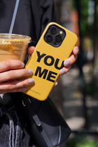 Cloud Skin Case for iPhone 14 to 17 Series| Bold Connection Print | Premium 3D Hard Shell Cover 1219 Avenue