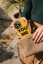Cloud Skin Case for iPhone 14 to 17 Series| Bold Connection Print | Premium 3D Hard Shell Cover 1219 Avenue