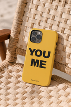 Cloud Skin Case for iPhone 14 to 17 Series| Bold Connection Print | Premium 3D Hard Shell Cover 1219 Avenue