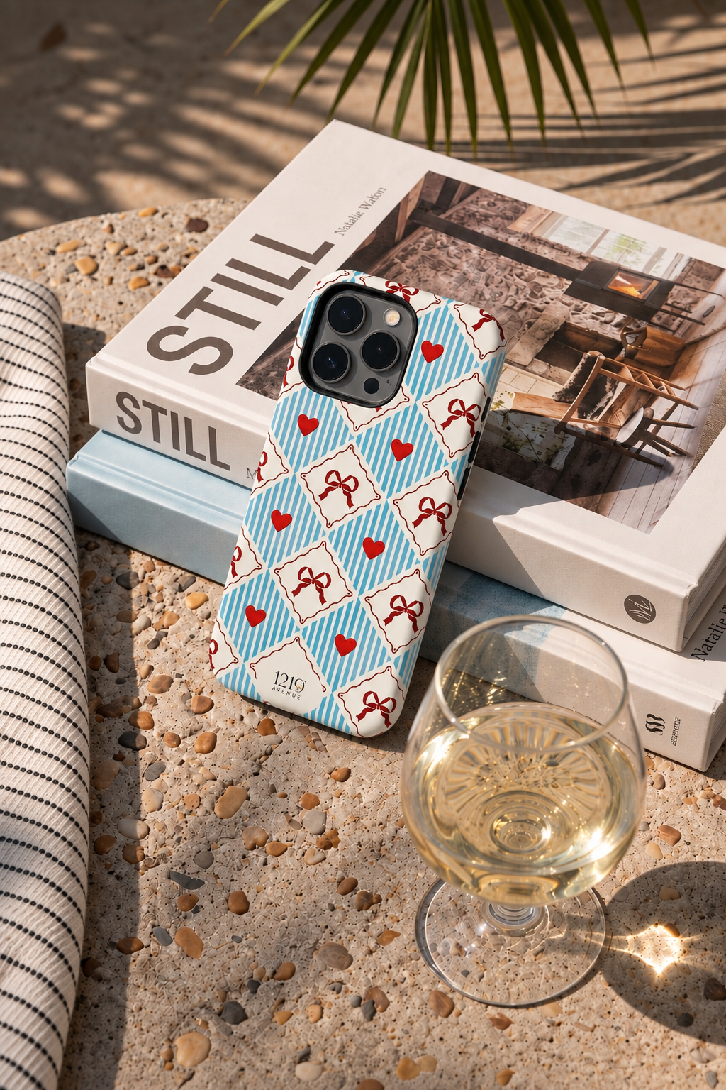 Cloud Skin Case for iPhone 14 to 17 Series| Bow Belle Print | Premium 3D Hard Shell Cover 1219 Avenue
