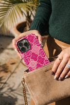 Cloud Skin Case for iPhone 14 to 17 Series| Candy Check Print | Premium 3D Hard Shell Cover 1219 Avenue