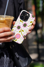 Cloud Skin Case for iPhone 14 to 17 Series| Daisy Doodle Print | Premium 3D Hard Shell Cover 1219 Avenue