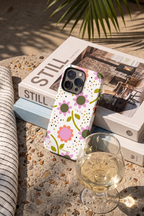 Cloud Skin Case for iPhone 14 to 17 Series| Daisy Doodle Print | Premium 3D Hard Shell Cover 1219 Avenue