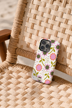 Cloud Skin Case for iPhone 14 to 17 Series| Daisy Doodle Print | Premium 3D Hard Shell Cover 1219 Avenue