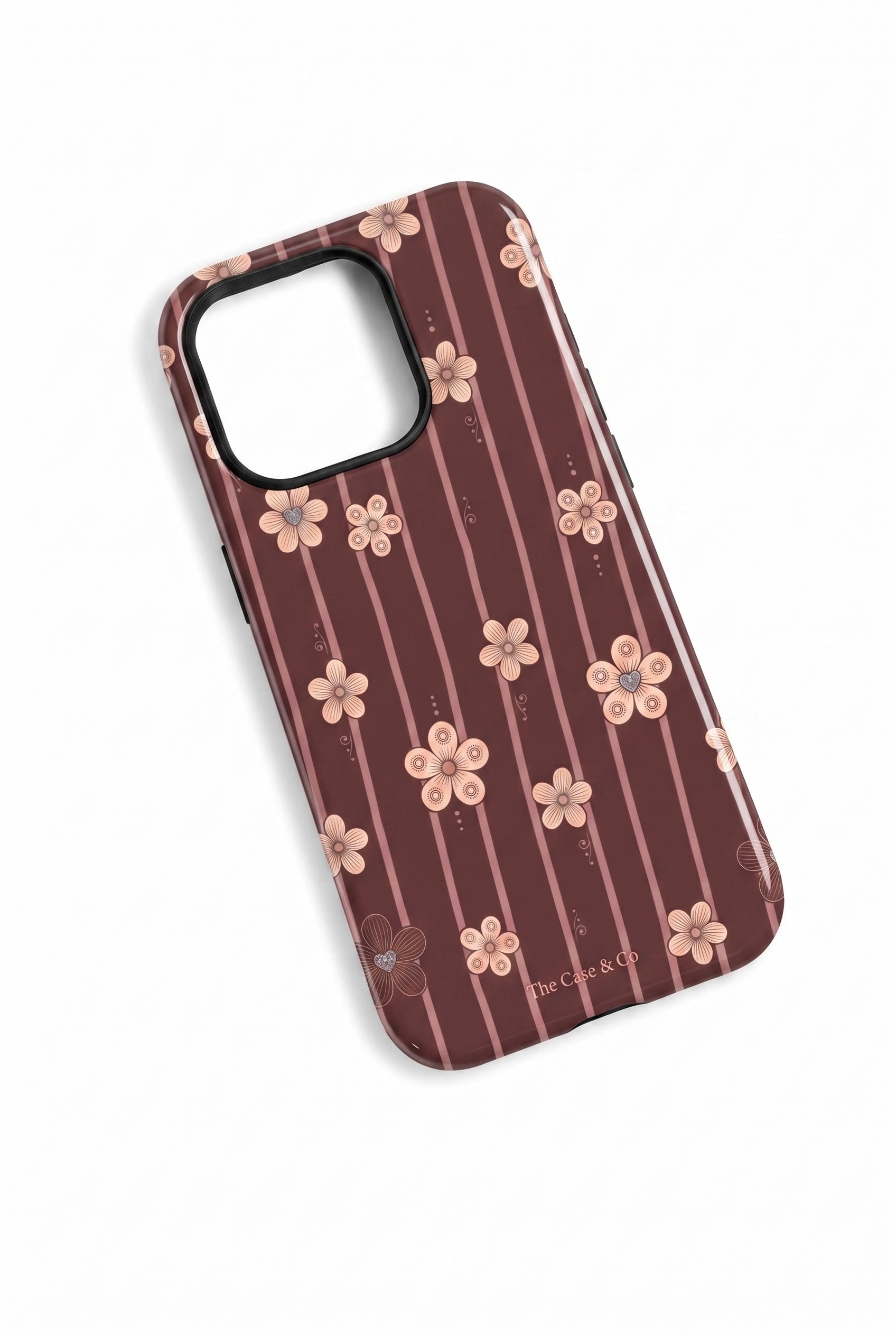 Cloud Skin Case for iPhone 14 to 17 Series| Floral Symphony Print | Premium 3D Hard Shell Cover 1219 Avenue