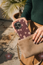 Cloud Skin Case for iPhone 14 to 17 Series| Floral Symphony Print | Premium 3D Hard Shell Cover 1219 Avenue