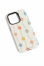 Cloud Skin Case for iPhone 14 to 17 Series| Flower Strings Print | Premium 3D Hard Shell Cover 1219 Avenue