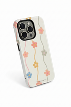 Cloud Skin Case for iPhone 14 to 17 Series| Flower Strings Print | Premium 3D Hard Shell Cover 1219 Avenue