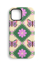 Cloud Skin Case for iPhone 14 to 17 Series| Garden of Wings Print | Premium 3D Hard Shell Cover 1219 Avenue