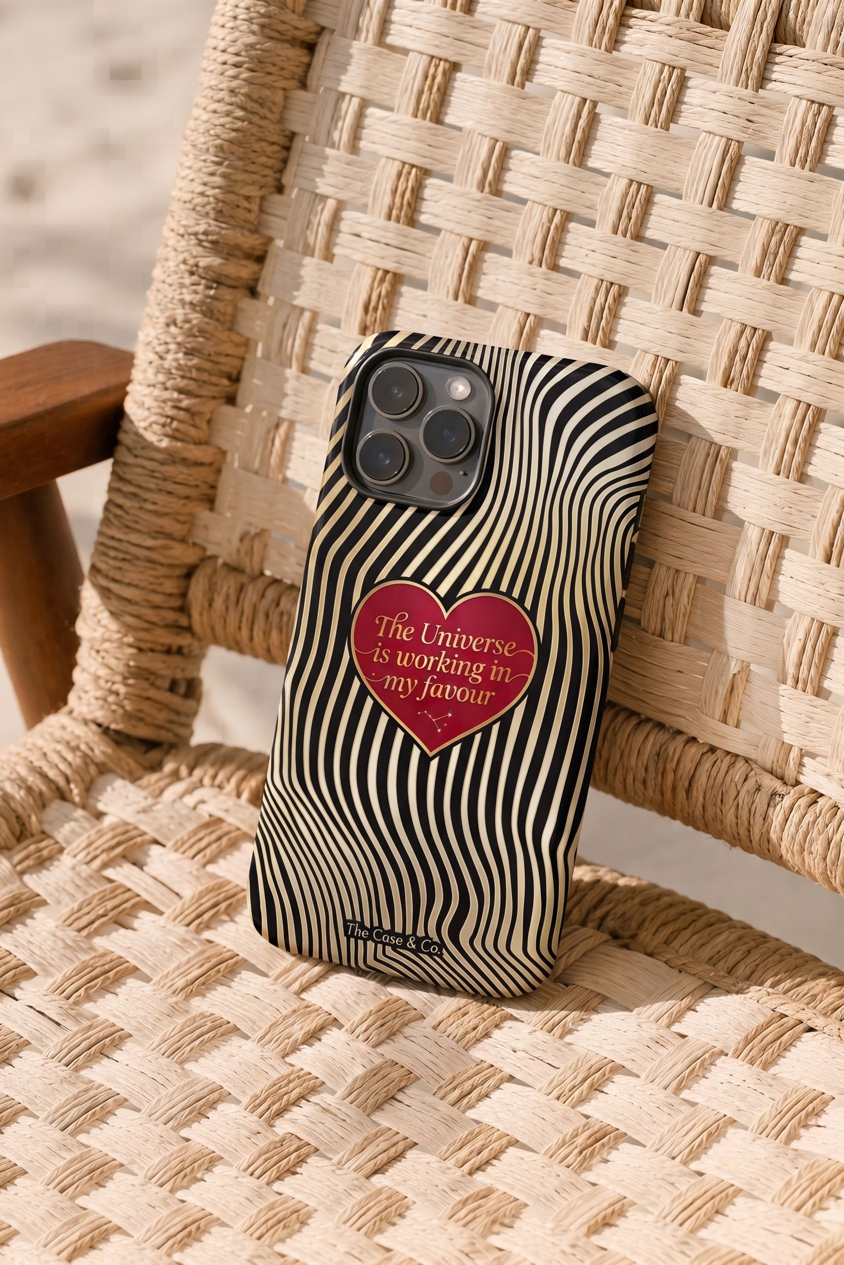 Cloud Skin Case for iPhone 14 to 17 Series| Golden Flow Print | Premium 3D Hard Shell Cover 1219 Avenue